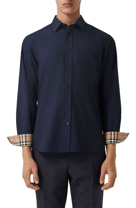 burberry uomo berrettino|sherwood monogram burberry shirts.